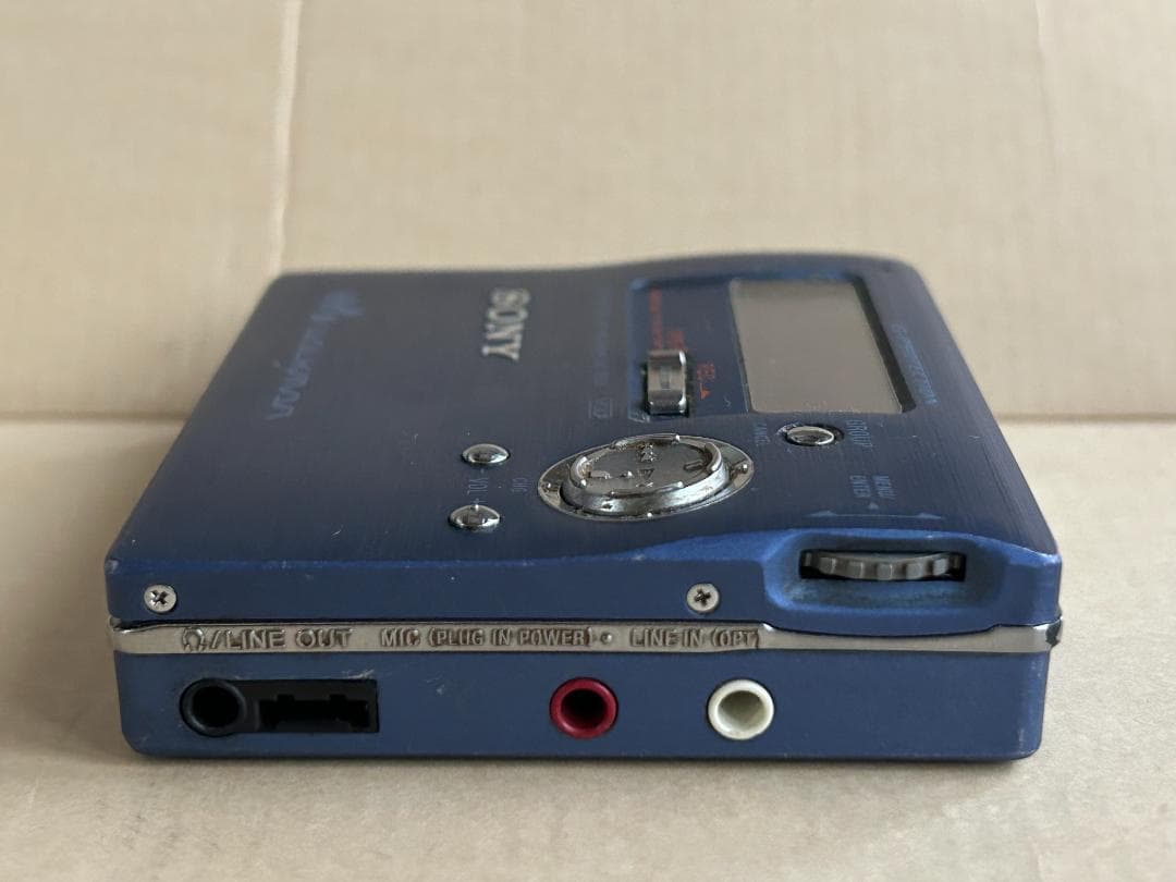 SONY MZ-R909 MDレコーダー リモコンACアダプタ付中古動作確認済