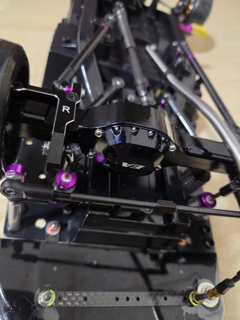 ドリラジ　タミヤ　CC01 CC86シャーシ、メカ、 ボディ付き