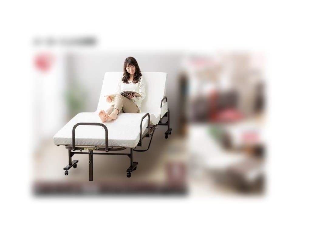 アイリスオーヤマ（IRISOHYAMA）折りたたみ電動リクライニングベット