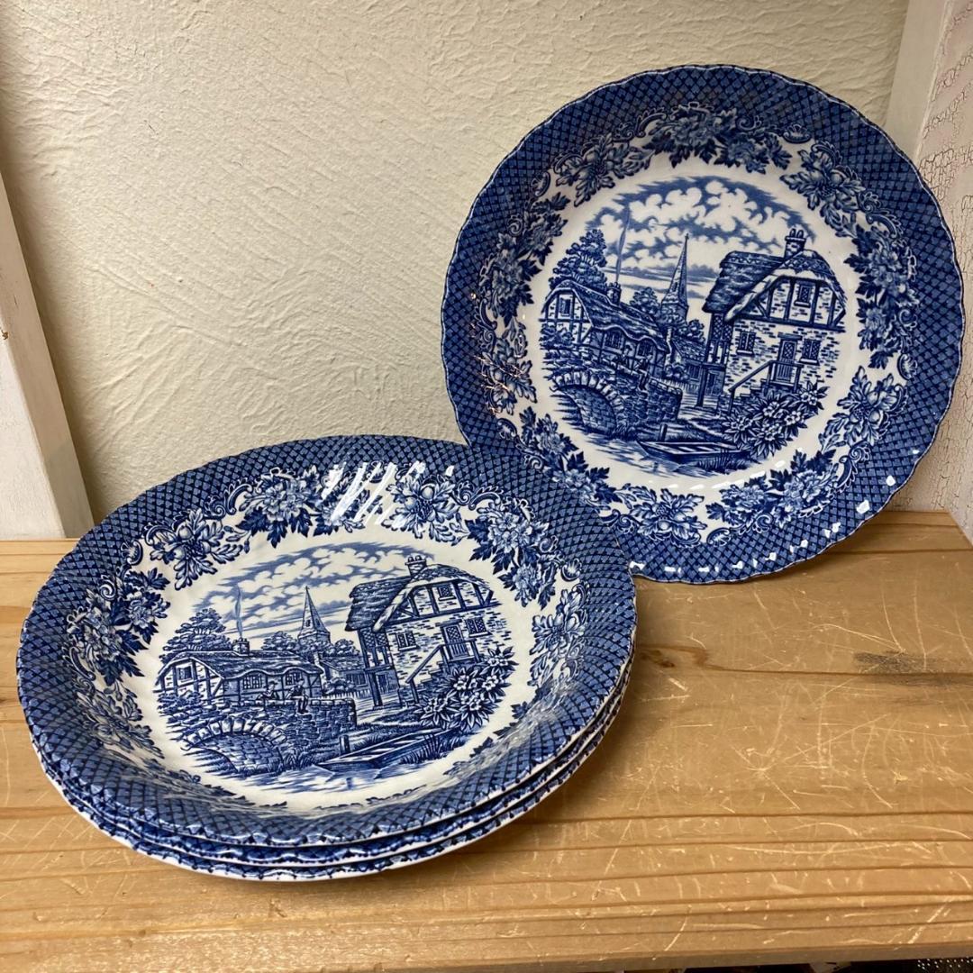 ★まとめ買いでお値引No.10★4枚組★MERRIE OLDE 深皿