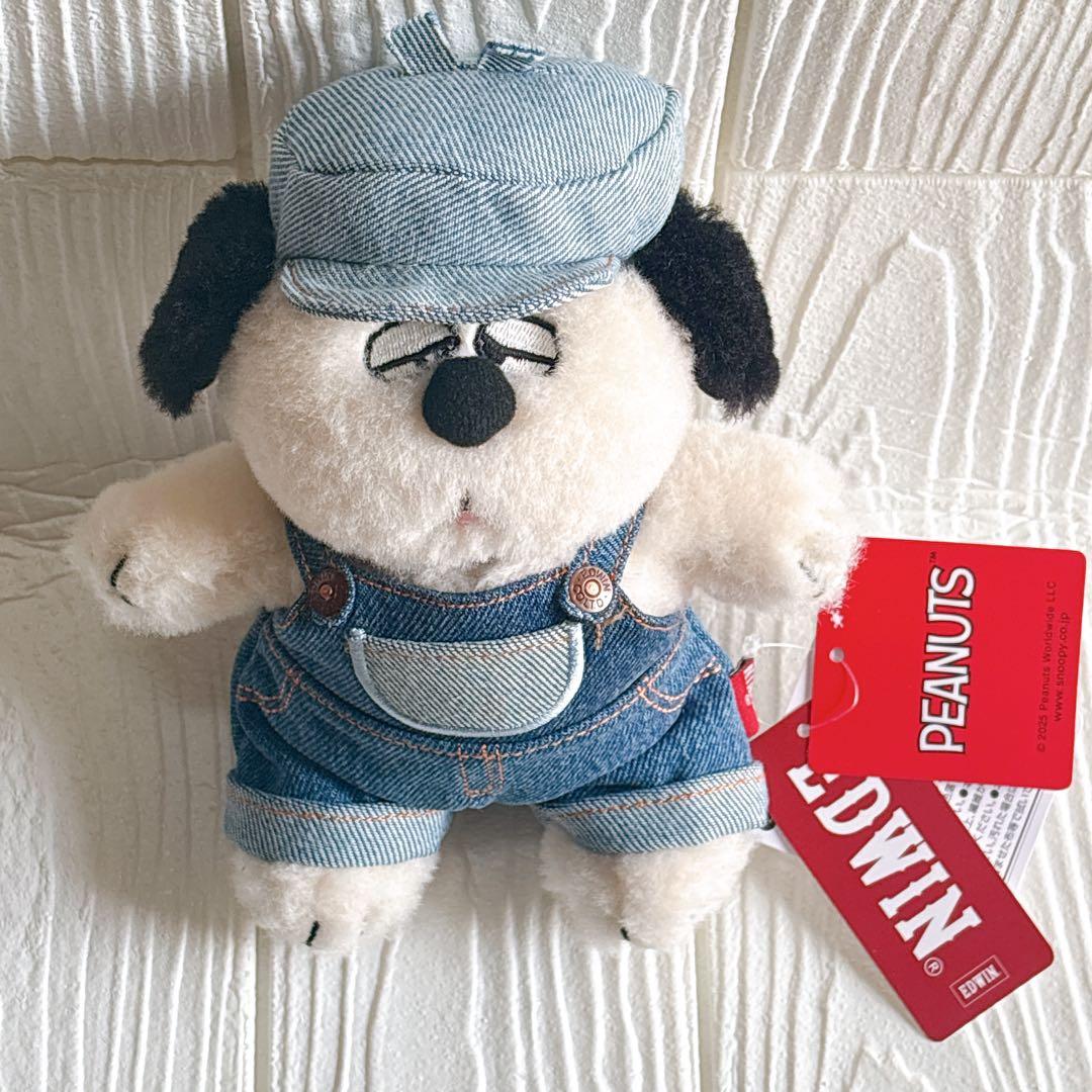 EDWIN デニムブラザーズ オラフ ぬいぐるみ ピーナッツ スヌーピー 新品