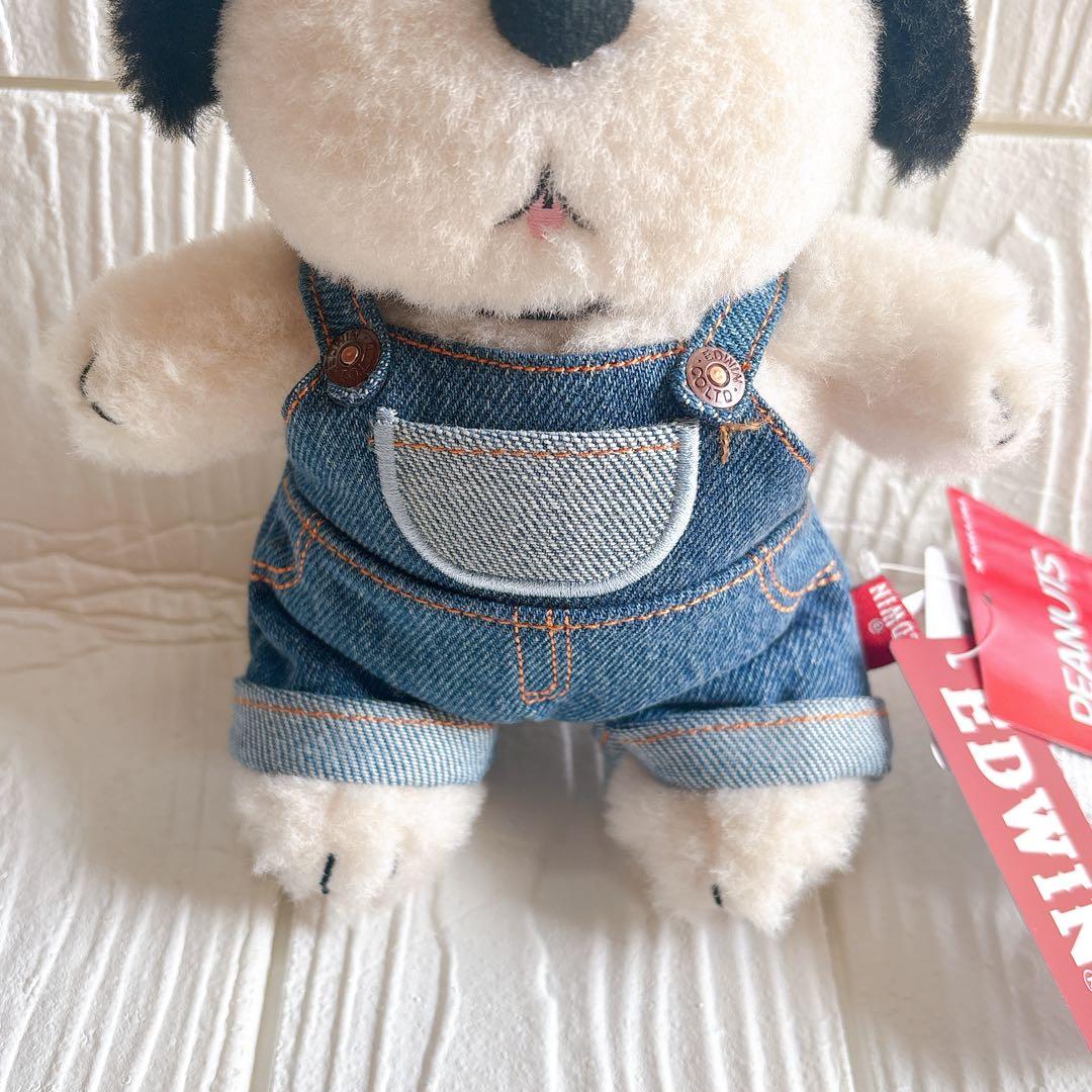EDWIN デニムブラザーズ オラフ ぬいぐるみ ピーナッツ スヌーピー 新品