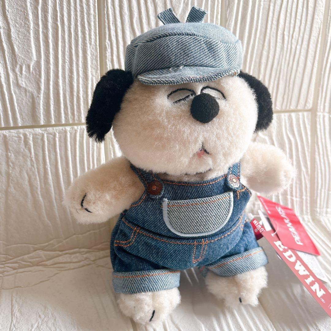 EDWIN デニムブラザーズ オラフ ぬいぐるみ ピーナッツ スヌーピー 新品