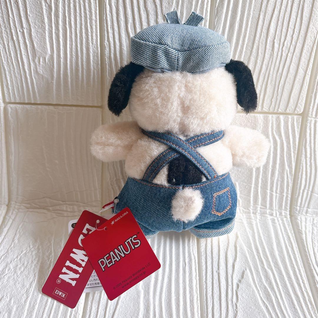 EDWIN デニムブラザーズ オラフ ぬいぐるみ ピーナッツ スヌーピー 新品