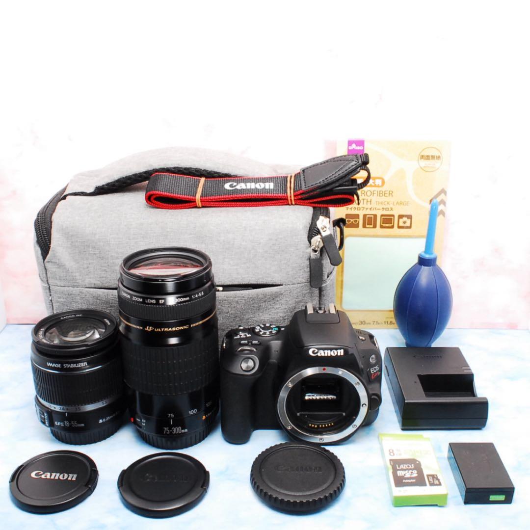 Canon kiss X9◎Wレンズ◎スマホ転送◎一眼レフカメラ◎高性能