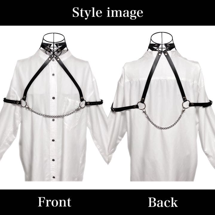 妄毒ボディハーネス『ネモフィラ』(♡バックル)