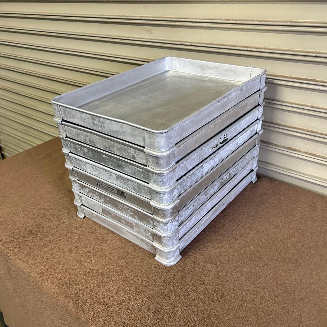 CL77★アルミ製★ 餃子バット バット 8個 調理器具 業務用 厨房用 367