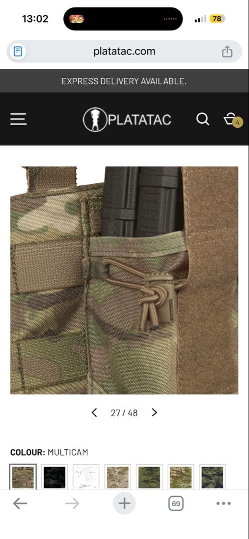 Platatac PEACEKEEPER MK5 チェストリグ