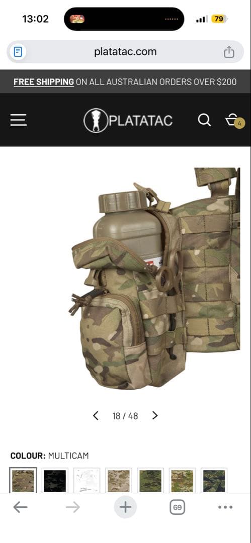 Platatac PEACEKEEPER MK5 チェストリグ