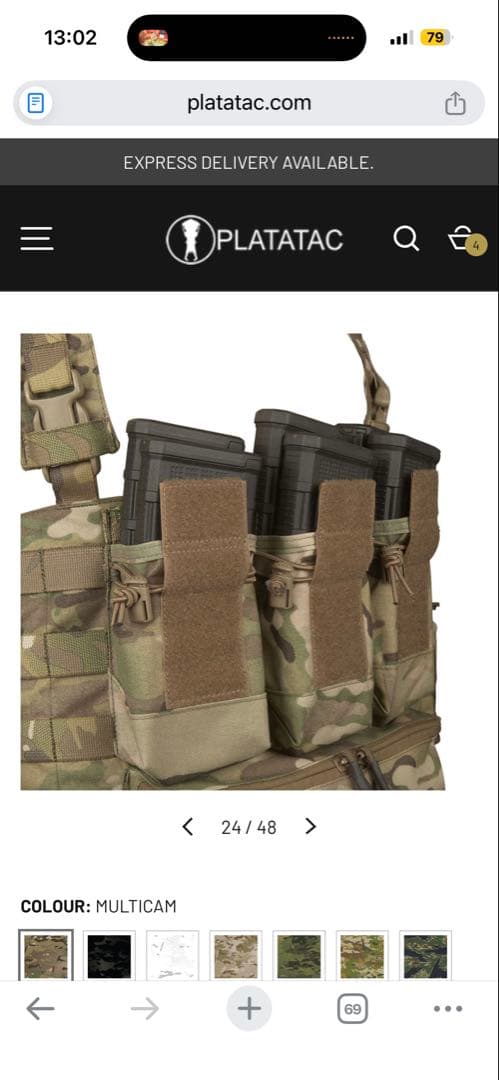 Platatac PEACEKEEPER MK5 チェストリグ