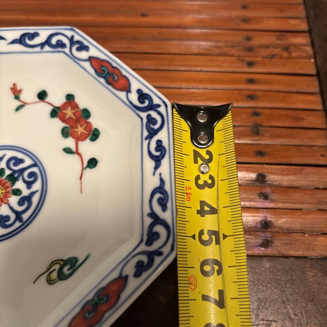 渋草焼芳国舎　六角皿4枚セット