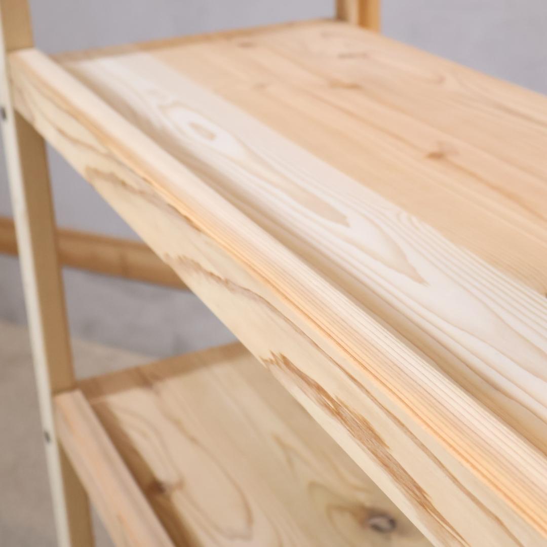 日田杉 天然木頑丈ラック 収納ラック 天然木 本棚 書棚 ディスプレイラック