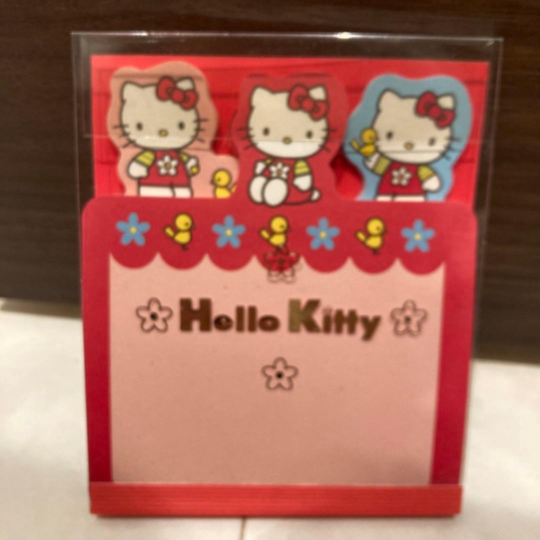 レトロ《1998年ハローキティ メモ帳》Hello Kitty☆便箋☆海外限定