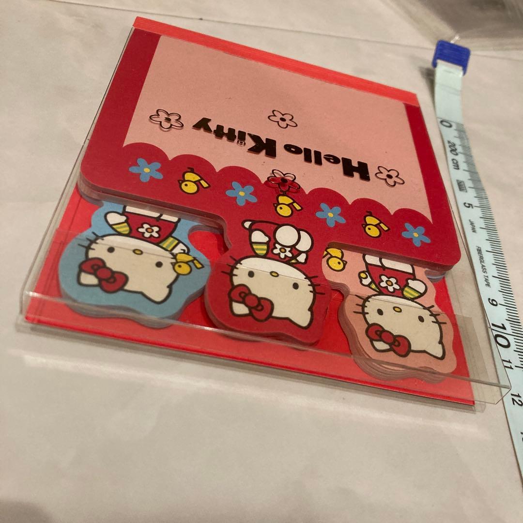 レトロ《1998年ハローキティ メモ帳》Hello Kitty☆便箋☆海外限定