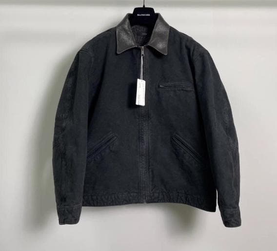 VUJADE KIRK HEAVY WORK JACKETブラックデニム風ジ