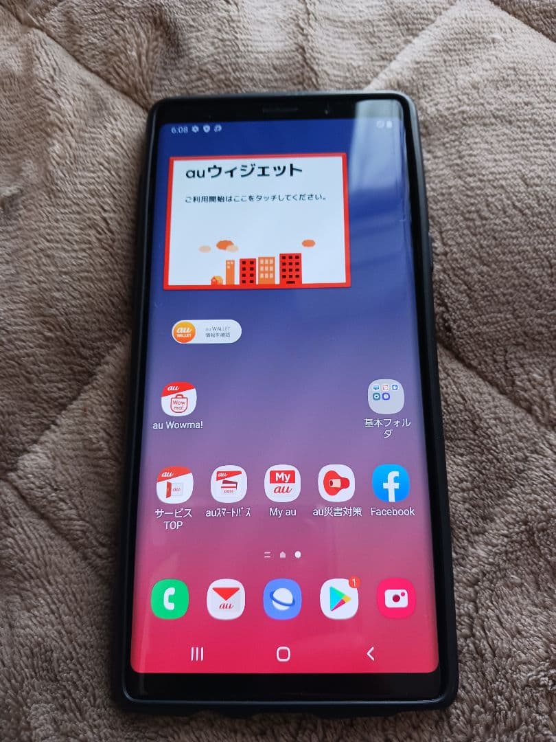 SAMSUNG Galaxy Note9 SCV40 au SIMフリー