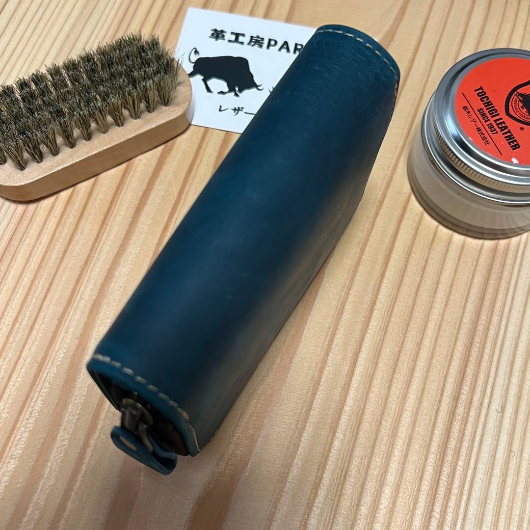 イタリアンレザー「オイルドヌバック」牛ヌメ革 本革 コンパクト ミニ財布 人気