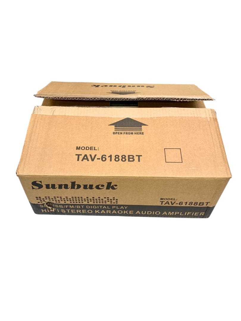 【開封済・未使用】Sunbuckオーディオサウンドアンプ TAV-6188BT