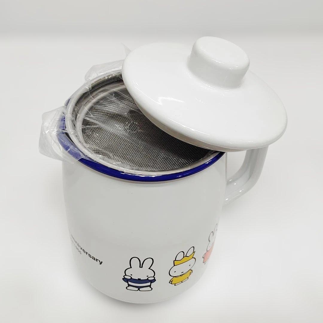 未使用 ミッフィー 70周年 オイルポット1.0L ホーロー製 m1444
