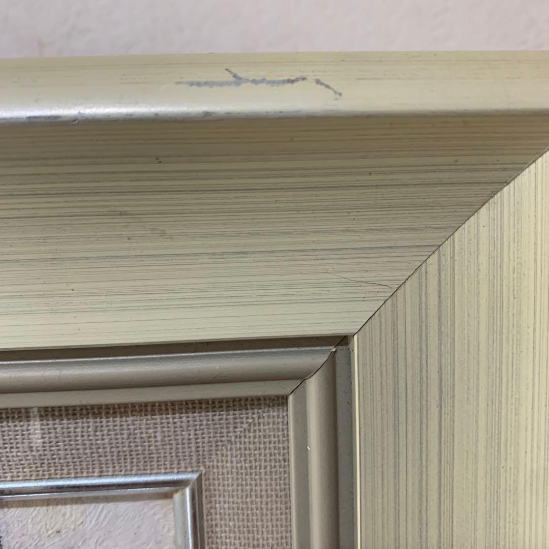 絵画　額装　油彩肉筆画　姫野陸郎『桜』1986年作