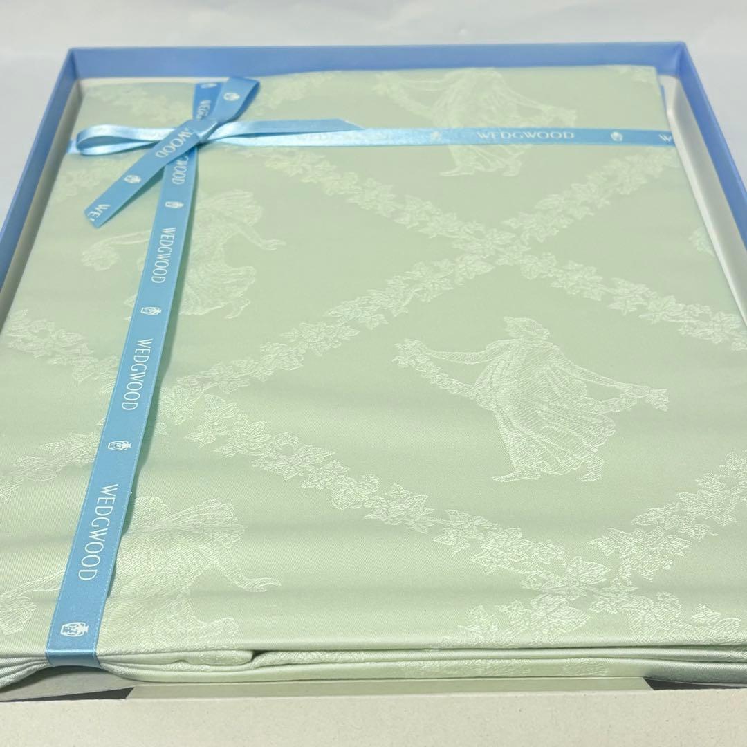  ウエッジウッド テーブルクロス ジャスパー　総柄　カーキ