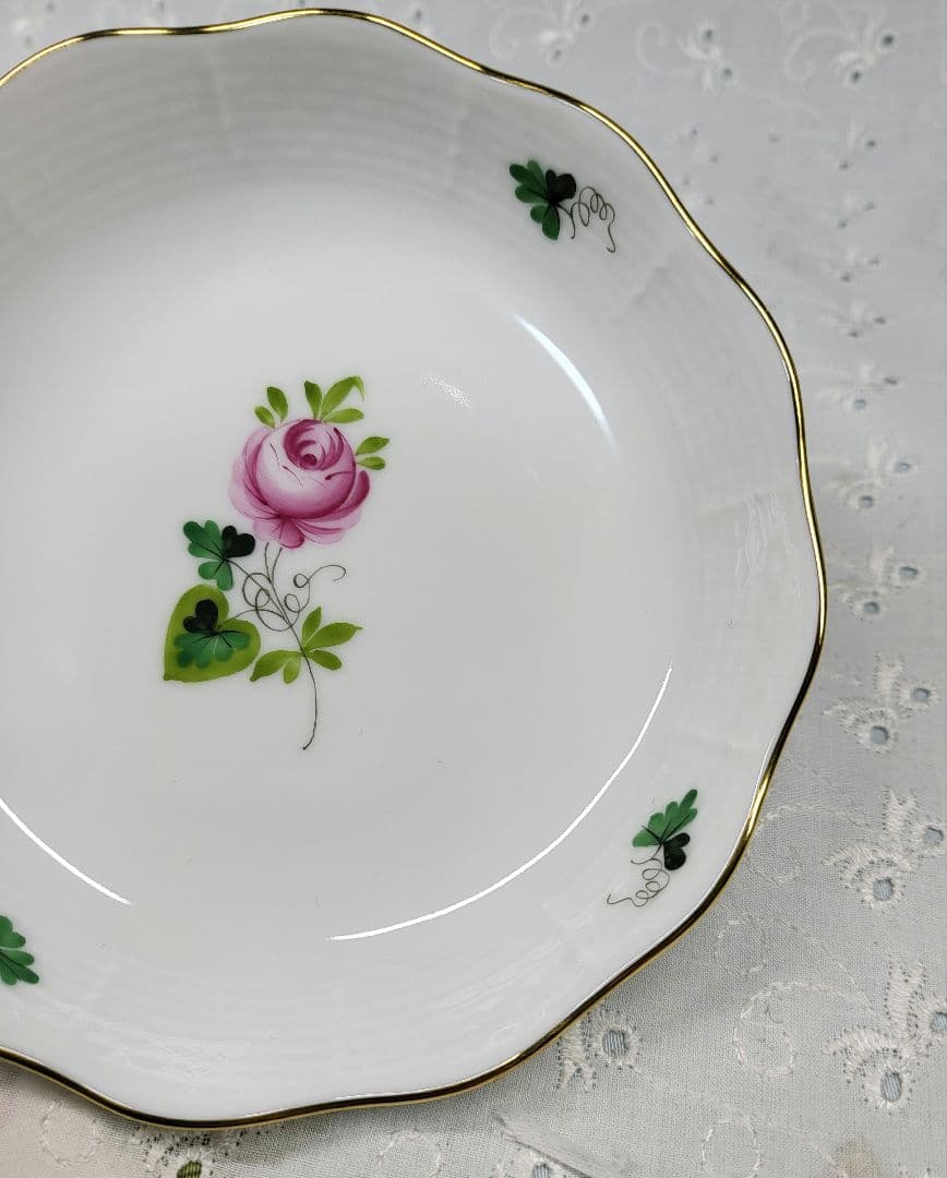 未使用近✨ヘレンド ウィーンの薔薇 サラダ フルーツ ボウル 小皿 深皿①