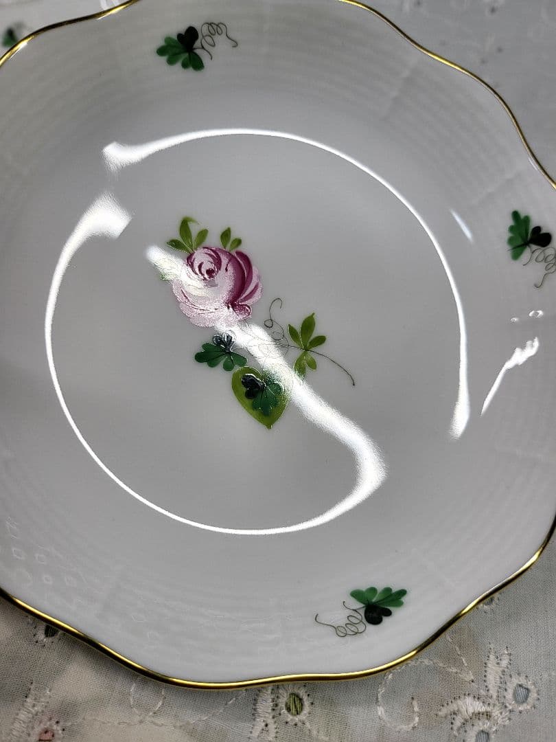 未使用近✨ヘレンド ウィーンの薔薇 サラダ フルーツ ボウル 小皿 深皿①