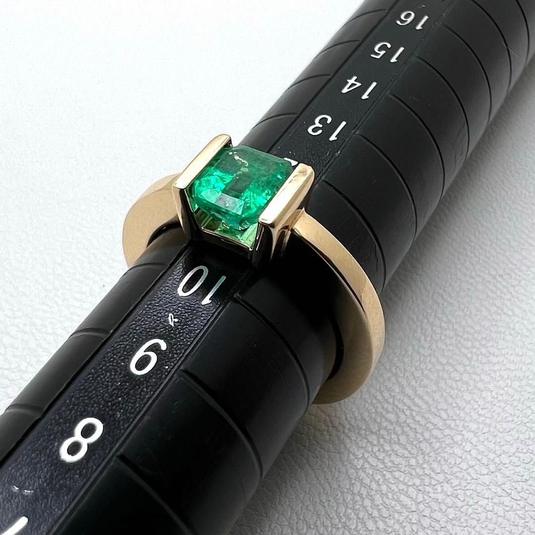 K18 リング　エメラルド0.89ct 11号 5.97 g