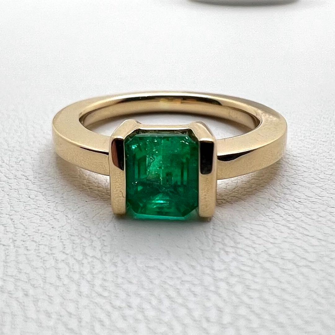 K18 リング　エメラルド0.89ct 11号 5.97 g