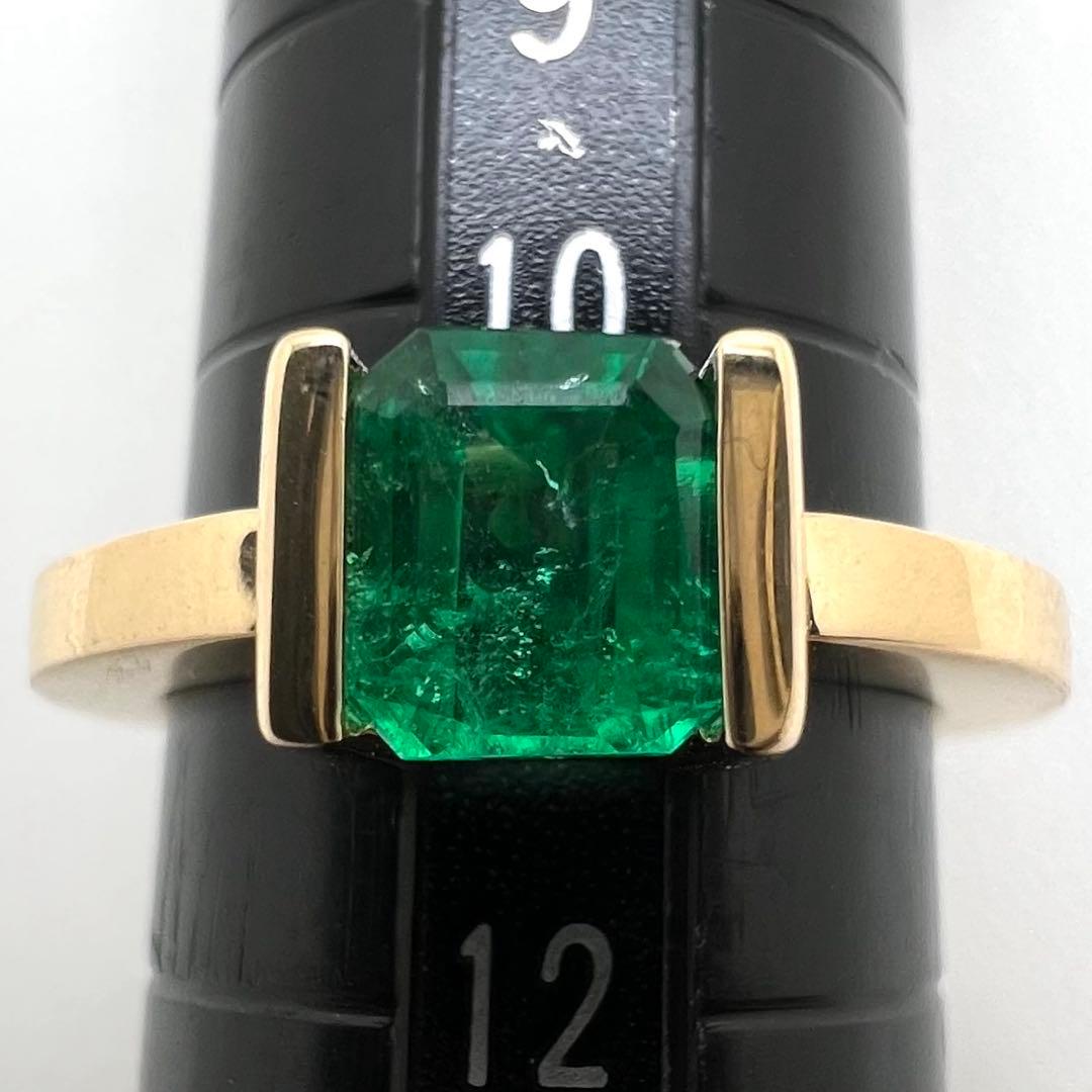 K18 リング　エメラルド0.89ct 11号 5.97 g