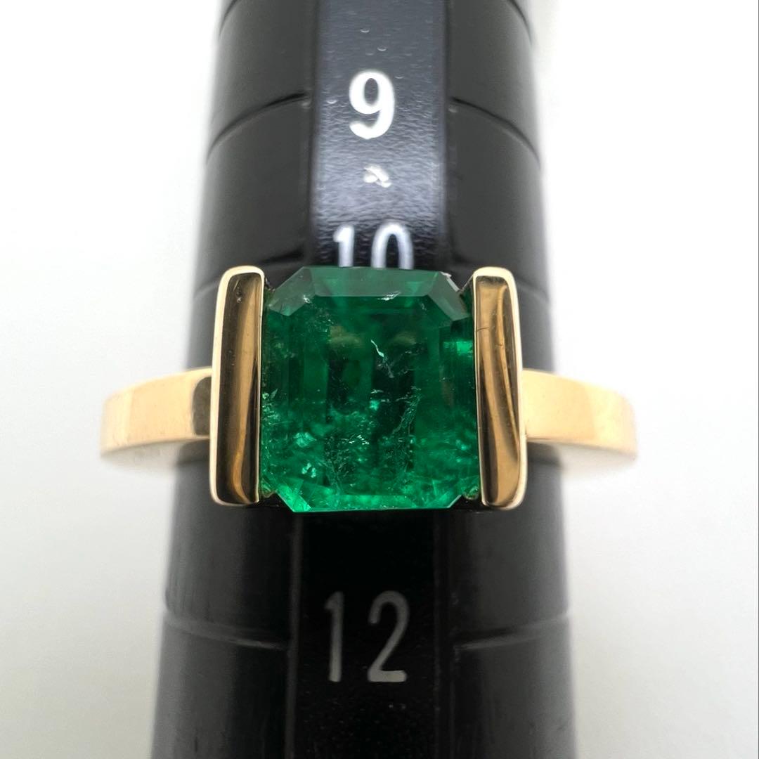 K18 リング　エメラルド0.89ct 11号 5.97 g
