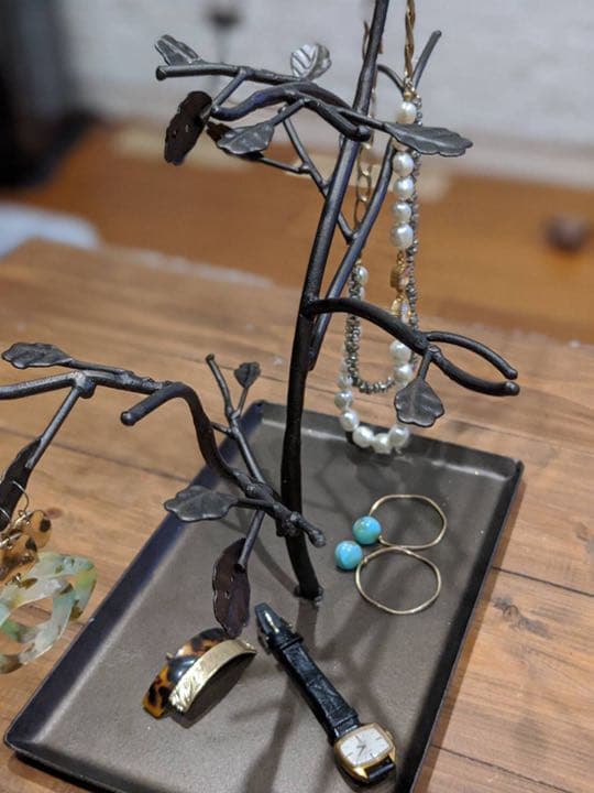 アイアン　ツリーアクセサリースタンド　アンティーク