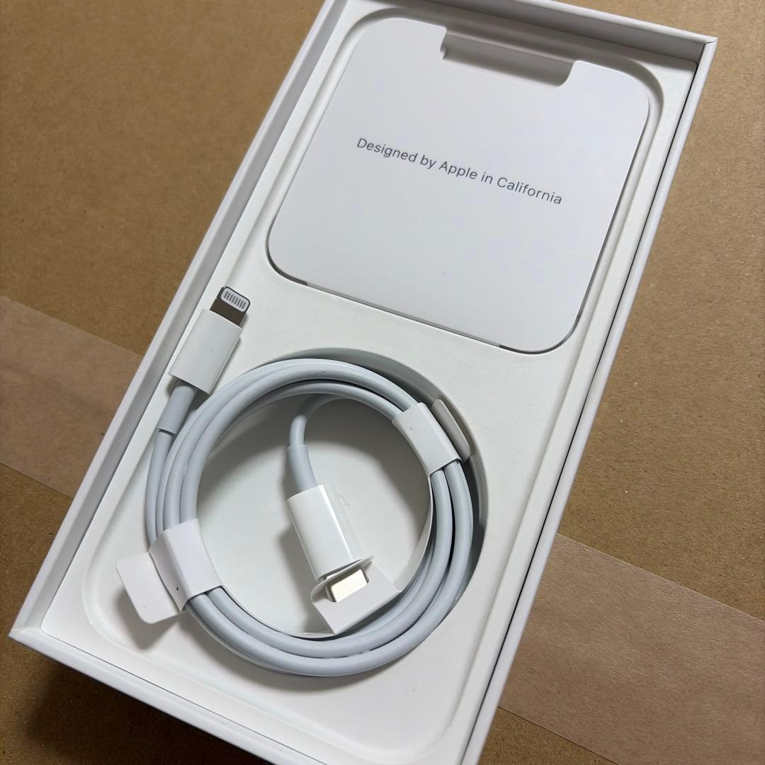 iPhone12　128GB　ブルー　付属品 (箱、ケーブル)
