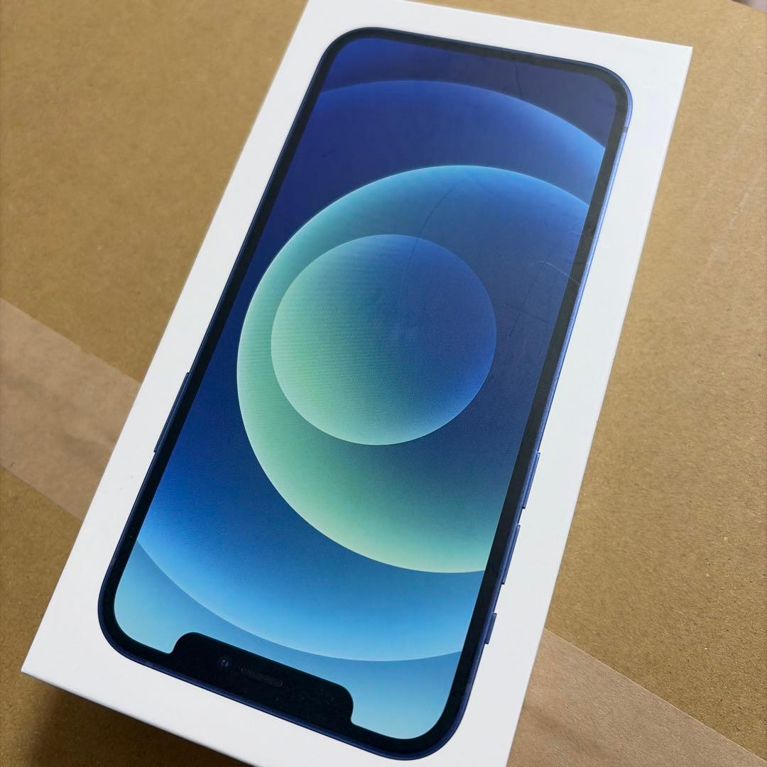 iPhone12　128GB　ブルー　付属品 (箱、ケーブル)