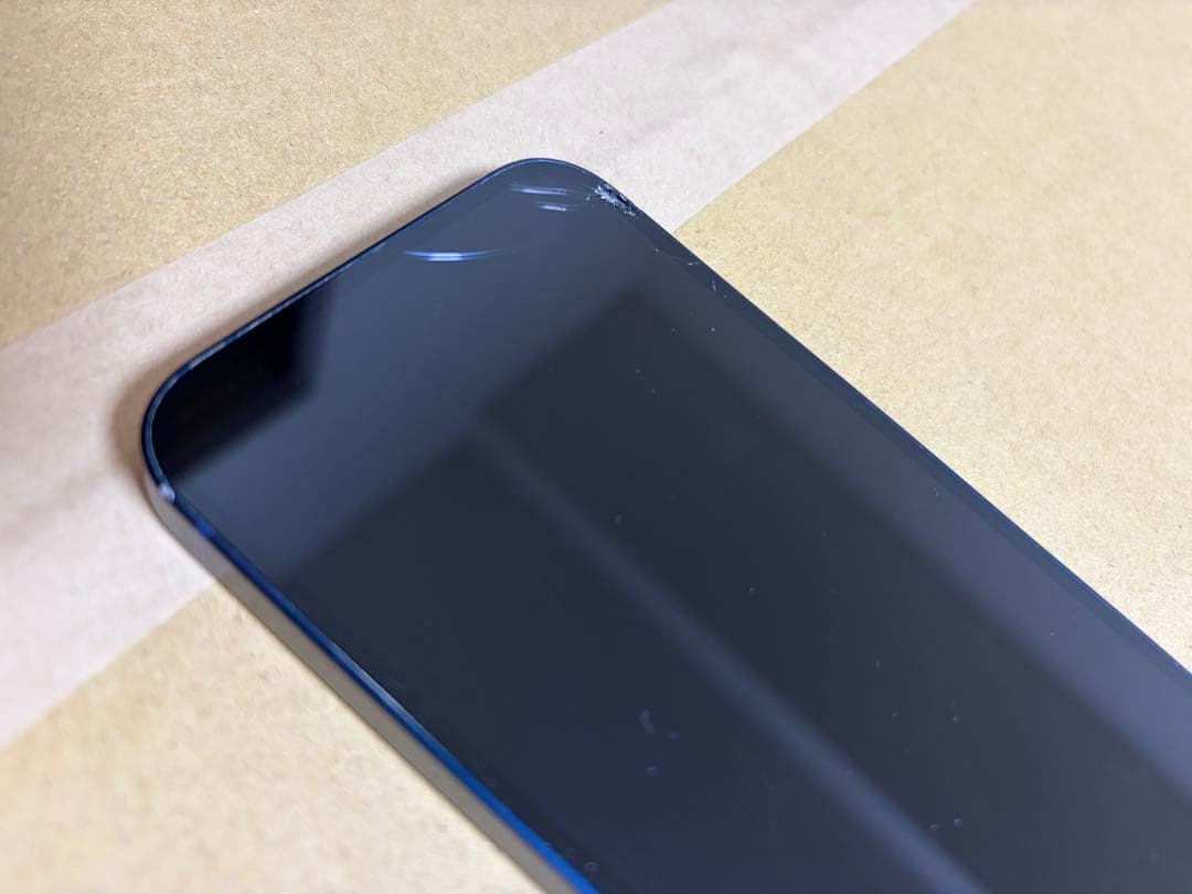 iPhone12　128GB　ブルー　付属品 (箱、ケーブル)