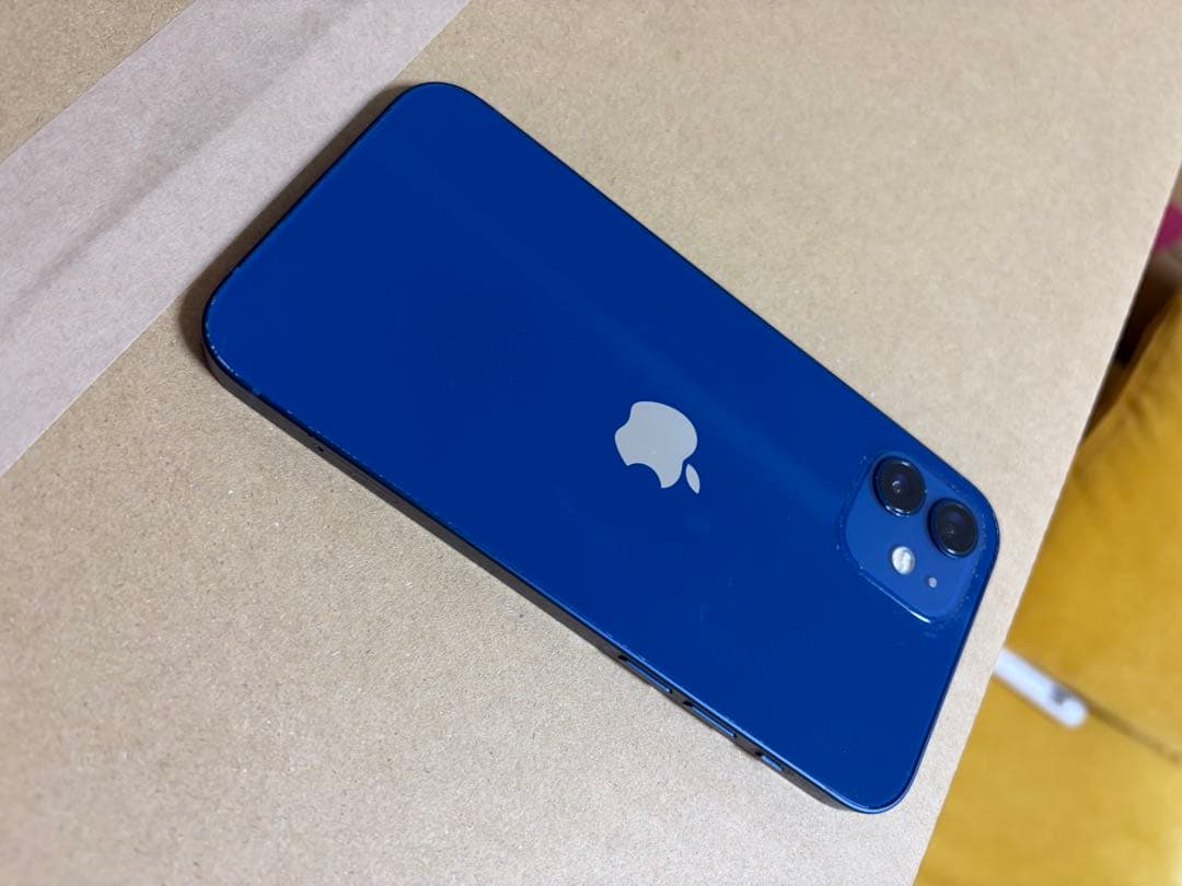 iPhone12　128GB　ブルー　付属品 (箱、ケーブル)