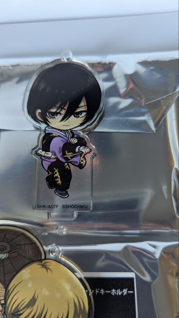 レア　進撃の巨人×歌舞伎コラボ 丸井横浜 歌舞伎ノ舘 キーホルダ　全4種コンプ