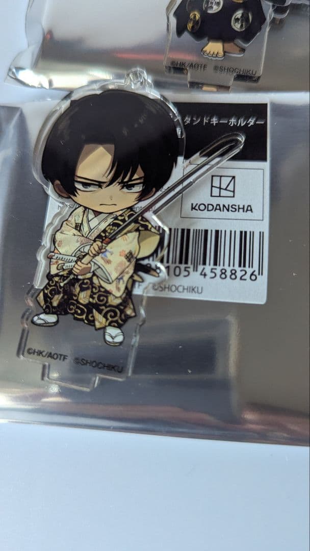 レア　進撃の巨人×歌舞伎コラボ 丸井横浜 歌舞伎ノ舘 キーホルダ　全4種コンプ