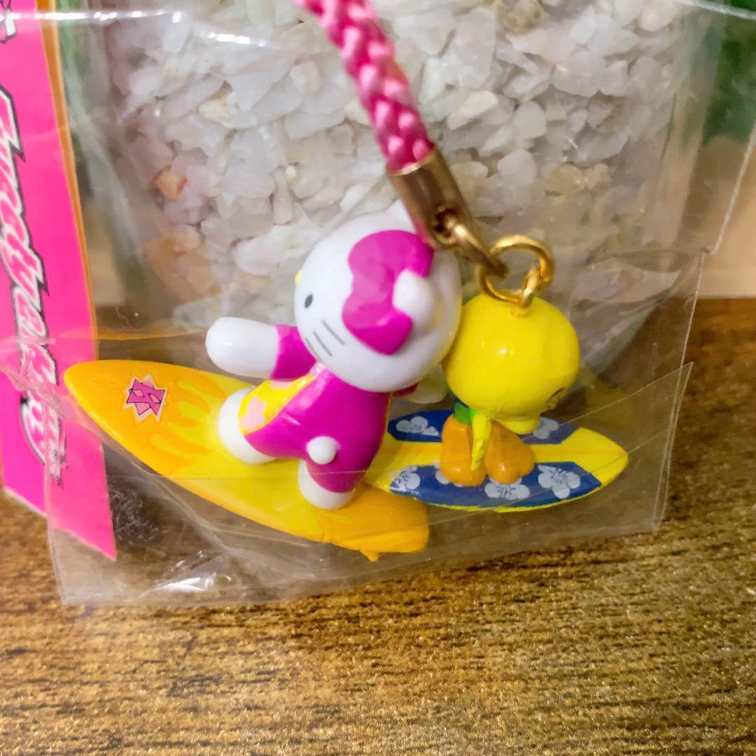 ☆激レア☆ハローキティ　トゥイーティー　根付け　ストラップ　サーフィン　希少