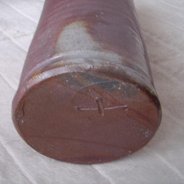 稲荷作 備前焼 花入