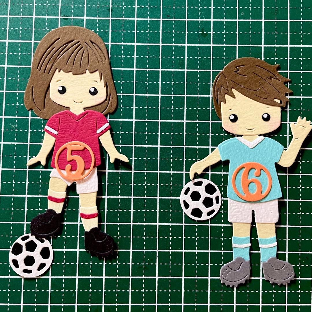 【サッカー】サンプルページ（ペーパークラフト クラフトパンチ）