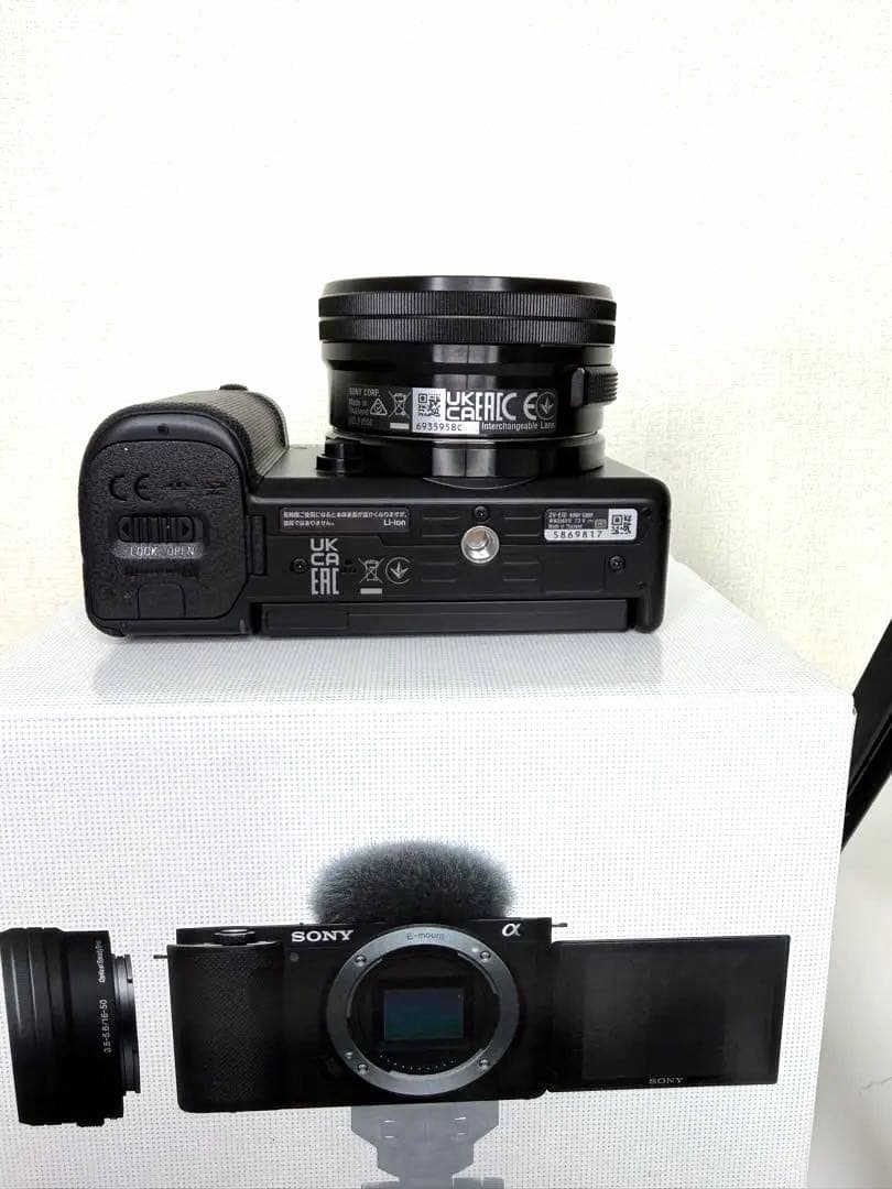 【新品同様】SONY ZV-E10L パワーズームレンズ、シャッター回数31回