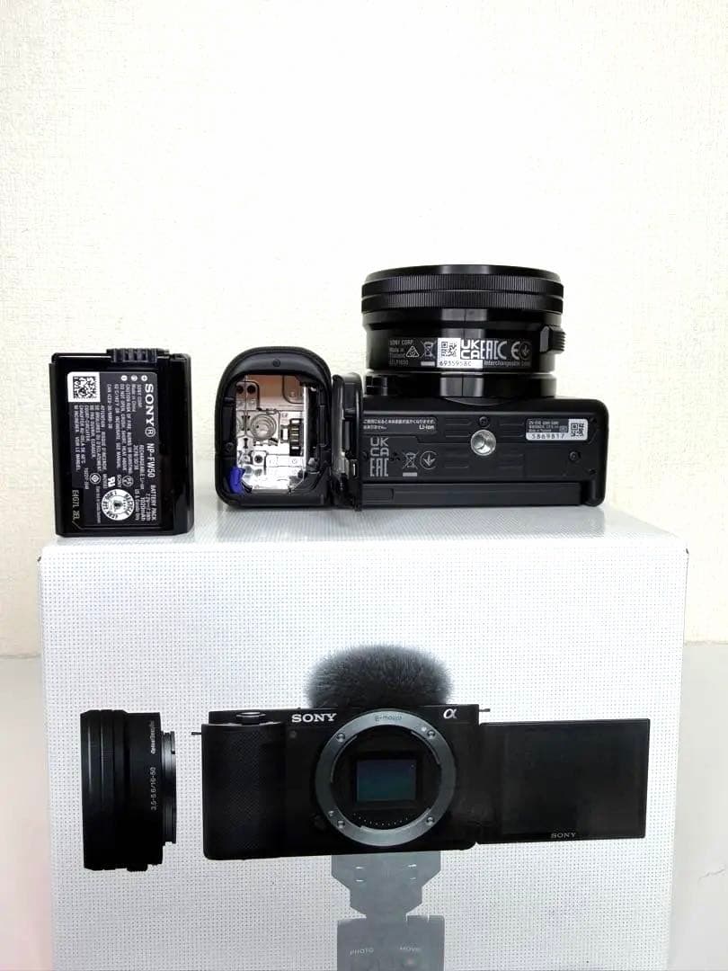 【新品同様】SONY ZV-E10L パワーズームレンズ、シャッター回数31回