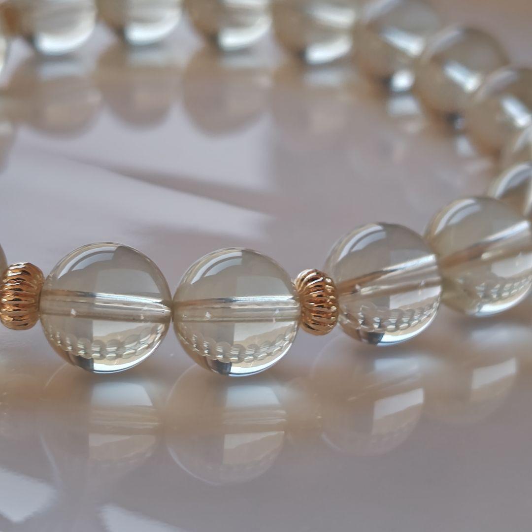 イエローサファイア（プクラジ）ハートブレスレット