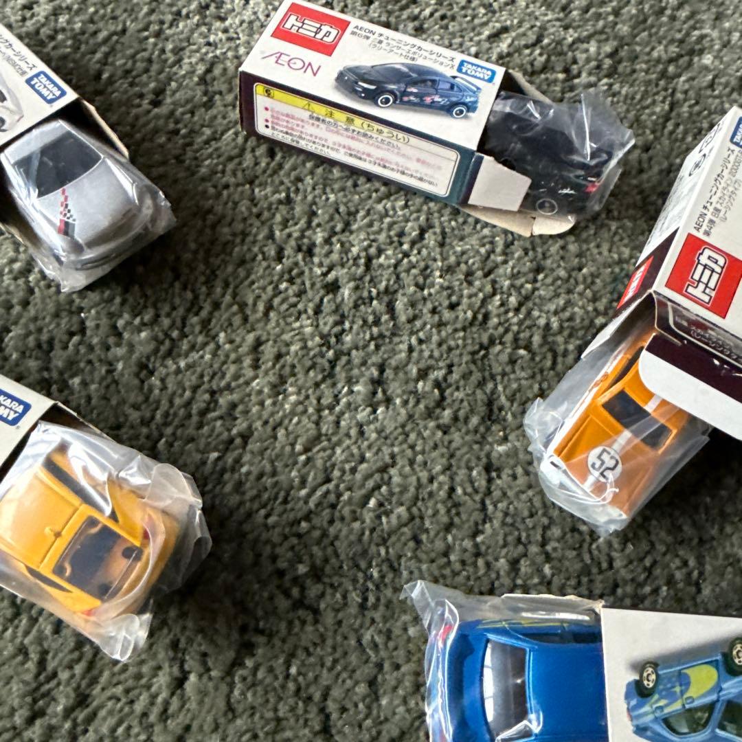 未使用　トミカ　イオン　チューニングカーシリーズ　　5台