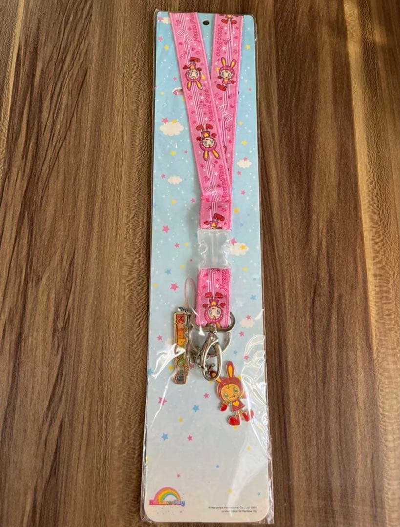 【春】　当時物　エンジェルブルー　メゾピアノ　ストラップ　ネックストラップ