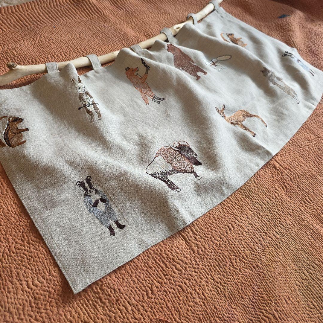 ❁ハンドメイドになります❁ 刺繍カフェカーテン