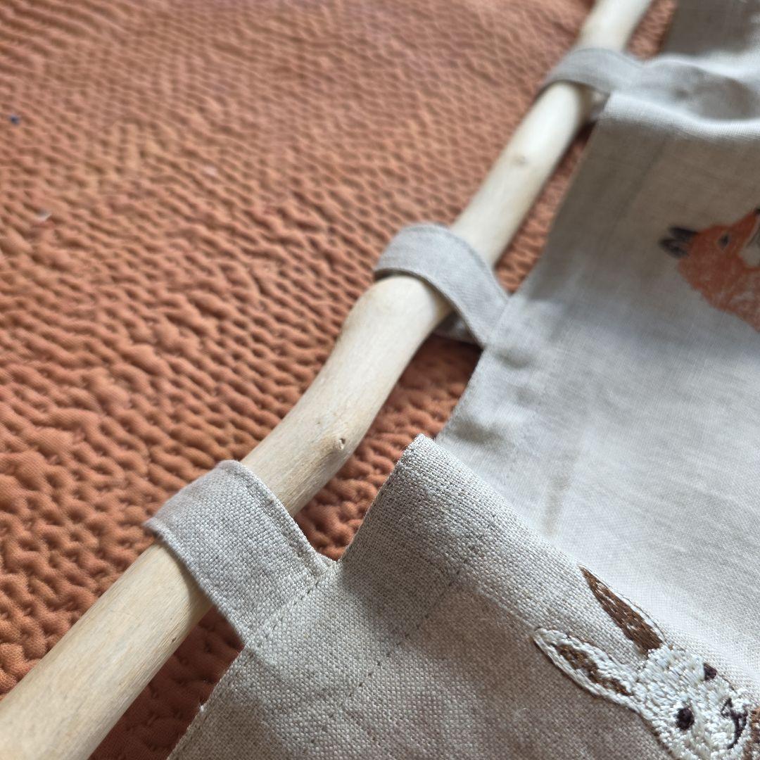 ❁ハンドメイドになります❁ 刺繍カフェカーテン