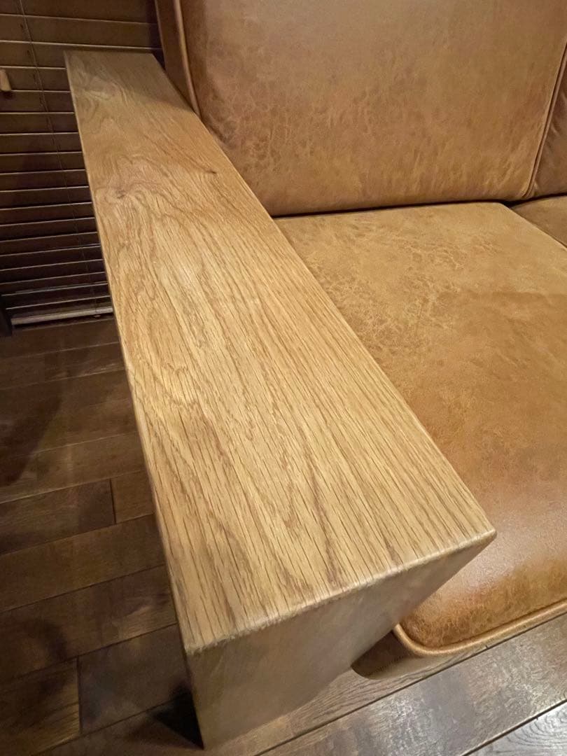 関家具　CopainsⅡ コパンII カウチソファ　レザーテックス　【本体】