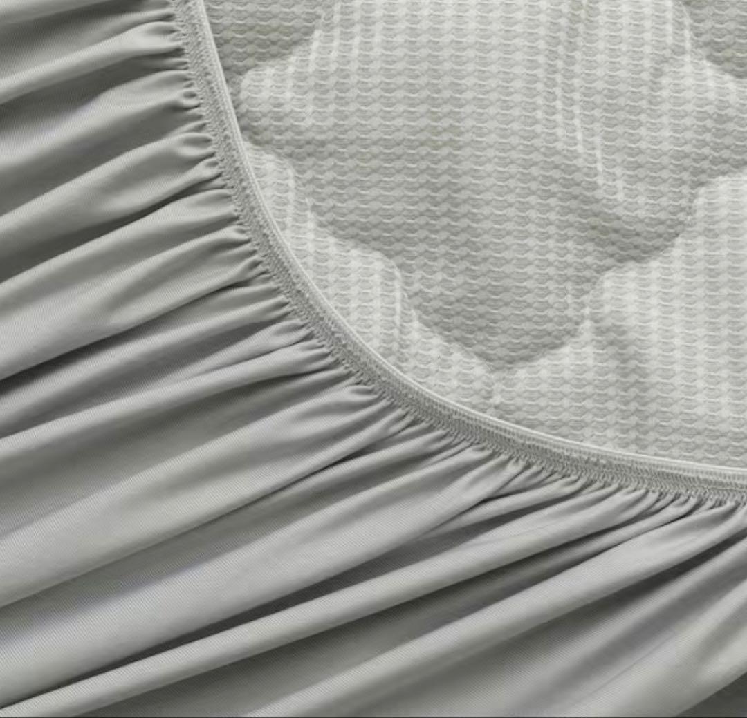 ２点セットニトリ両面使えるBOXパッド ダブルNクールD ダブルベットカバー